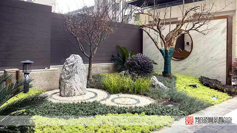 鄭州88平米庭院實(shí)景案例
